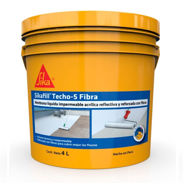 Impermeabilizante de techos y terrazas SikaFill® Techo-5 Fibra - Imagen 5