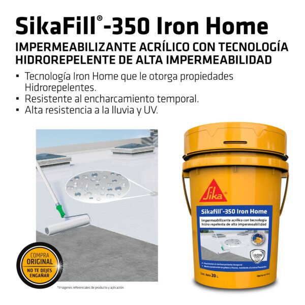Sikafill®-350 Iron Home (20L) - Imagen 3