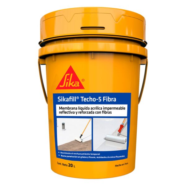 Impermeabilizante de techos y terrazas SikaFill® Techo-5 Fibra